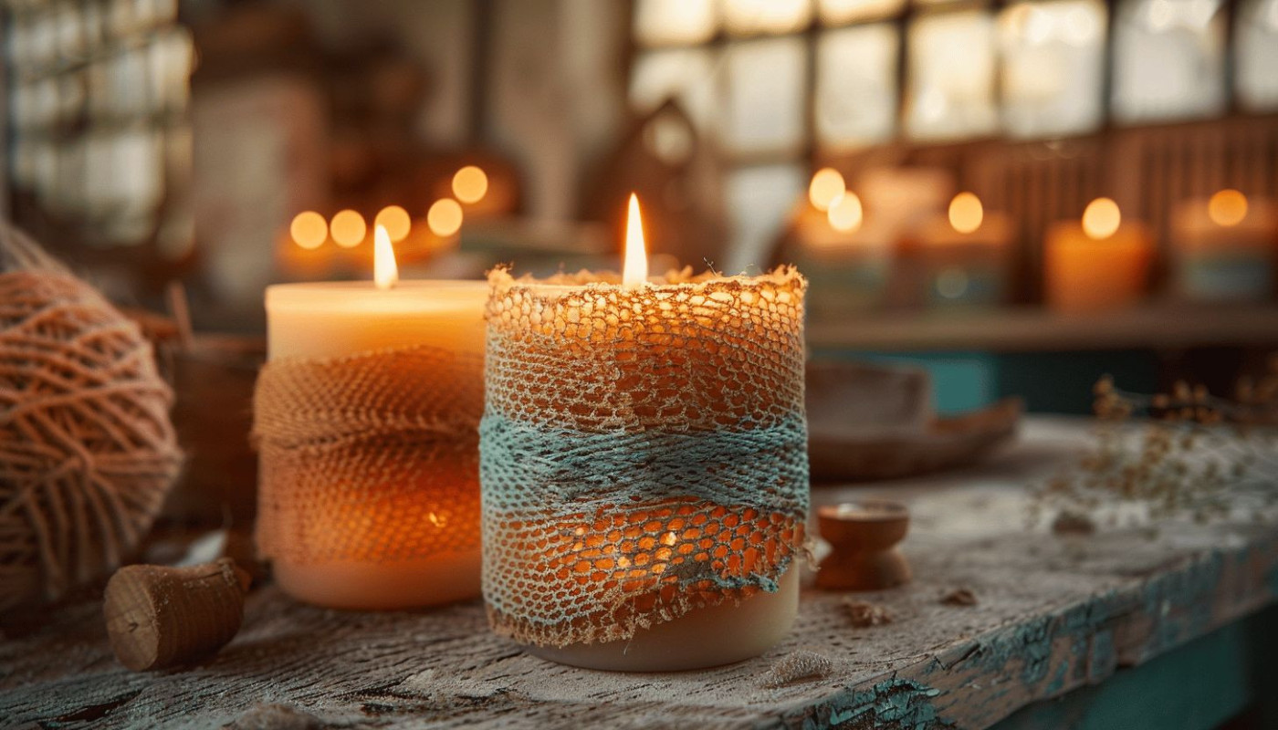 Innovaciones sostenibles en la fabricación de velas a partir de redes recicladas